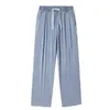 Summer Soft Lyocell Fabric Męskie dżinsy cienkie luźne proste spodnie ślad elastyczna talia Korea swobodne spodnie plus rozmiar M-5xllf20230824.