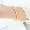 Armreif im ethnischen Stil, geniales Erbe-Armband, weiblich, Titanstahl, vergoldet, lichtecht, Hochzeitsschmuck, Geschenk, 18 Karat