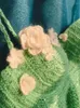 Kobiety damskie 2023 Spring damskie ubrania seksowna rurka górna rurka na dzianie krótkie swetry eleganckie pikantne dziewczyny bez rękawów kamizelki zielone