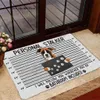 Carpet Cute Dog Printed Doormat Bedroom Living Room Floor Bathroom AntiSlip Long Rug Marbling Home Entrance 40x60cm 230825