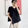 T-shirts Femmes Miyake Plissé Chic Couleur Solide Couleur Top pour Femmes 2023 Été Y2K O-Cou Manches Courtes Élégant Lâche Tout Assorti T-shirt