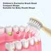 Escova de dentes dos desenhos animados Sonic escova de dentes elétrica para crianças 3 modo USB 500mAh recarregável IPX7 escovas à prova d'água com 4pcs cabeças de substituição 230824
