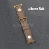 Luxury PU Leather Watch Band For Apple iWatch strap 3 4 5 6 SE 7 Series 44mm 45mm 41mm 40mm 42mm 38mm Wristband Bracelet Women Men Smart Straps