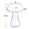 Wine Glasses 1Pcs Creative Mushroom Design 380Ml Glass Cup Cocktail Novelty Drink For KTV Bar Night Party