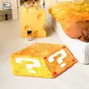 Carpets 3D Irregular Plush Bedside Carpet Yellow Tufting Rug Question Mark Cube Tufted Accent Fluffy Bedroom Beside Play Mats 230825