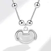 Chaînes Un collier pendentif de serrure pour femme petit design léger bijoux de luxe sens avancé version coréenne chaîne de clavicule simple