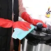 Rękawiczki jednorazowe Lateksowe zmywanie naczyń Wydłużone i zagęszczone wodoodporne przeciwpoślizgowe prace domowe pranie w kuchni