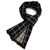 スカーフVeektie Brand Fashion Tartan Men for Men For Blankerfate Cravate暖かい冬の綿Xmasギフト年厚いソフトノベルティ韓国230825