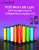 Overige flitsaccessoires LUXCEO P200 RGB LED Pografielicht Waterdicht Handheld Tube Stick Video zachte verlichting APP Afstandsbediening Kerstcadeau 230825