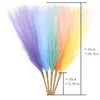 Decorative Flowers 7PCS/43cm Short Style Color Artificial Fluffy Pampas Reed Grass DIY Home Wedding Birthday Party Fake And Plants Decor