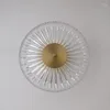 Wandleuchte Nordic Postmoderne Kupfer LED-Leuchten für Schlafzimmer Nacht Acryl Sunflower Home Dekoration Leuchten