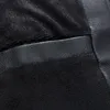 Kurtki męskie jesienne zimowe kurtka męska polarowa stojak na mody obroża szczupła faux skórzana wełna wełniana liniowca pu Biker 230824