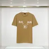 メンズTシャツデザイナーTシャツルーズバージョンメンズTシャツエンボス加工3次元レターロゴスタイルカジュアル美しいアジアサイズS-XXL