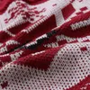 Suéter masculino europeu e americano suéter top inverno combinação de cores de natal o-pescoço pulôver quente lã manga comprida roupas