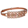 Taille Keten Riemen Vrouwen PU Lederen Riem Decoratieve Gordel Cumberbanden Zachte Brede Hol Broeksbanden Strik Casual 230825