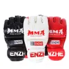 القفازات الرياضية 5 ألوان ملاكمة سميكة MMA نصف إصبع Sanda Taekwondo Fight Sandbag Professional TKD معدات 230824