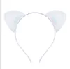 Sequin Cat Ears Headband Glitter Hairbands Hair Accessories Shiny Kitty Hair Hoops