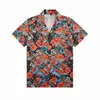 2023 Mode Hawaii Bloemenprint Strand Shirts Mannen Designer Zijde Bowling Shirt Casual Shirts Mannen Zomer Korte Mouw losse Overhemd Jx