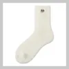 Damensocken Nerzsamt Damensocke Eye Warm Standard Unisex Weiß Casual Crew Sox Erwachsene Baumwolle Klassisch Herbst Winter Sokken