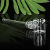 2Style Clear Glass Pipe Banger Vattenrör tjockt Pyrex Tube Dry Herb Tobacco Smoking Hand Pipes Tillbehör Partihandel