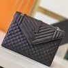 Designer-Geldbörse aus Leder, 7a, hochwertige Handtasche, Designer-Clutch, weiß-schwarze Geldbörse, Damenbrieftasche, Umhängetasche, modische, klassische Damen-Schultertasche mit Klappe und Quaste, S-Tragetasche