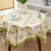 Table Cloth Round table high-end feeling light luxury household ins style tablecloth square cover cloth art tea table desk 230824