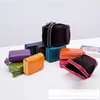 Card Holders Organ Genuine Leather Bag Party Double Zipper Large Capacity Solid Color Soft-sided ID Cow Coin Wallet