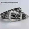 Belts New Rhinestone Luxury Belt Women Y2K Style Western Exaggerated Jeans Fashion Accessories Punk High Quality Alloy Buckle BB Belt L0825