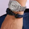 Bracelets de charme Mode Femmes Acier inoxydable Scorpion Bracelet Stingray Cuir Hommes Punk Pulseras Cadeau