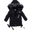 Down Coat 2023 Fashion Boys Winter Jackets Children Wear Jackets Children's Plaggs Baby Boy Clothes Cotton Rockar X0825