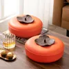 Plattor nötter fodral användbar tjock modern persimmonform choklad skålplatta för vardagsrum godislåda