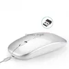 Trådlös Touch Mouse Optical USB -mottagare Slim Silent Ergonomic Magic Mice för Mac OS Windows Computer Laptop PC HKD230825