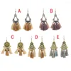 Dangle Earrings Ethnic Bohemia Women Fringed Tassel Drop Jhumka For Festival Turkish Jewelry Pendientes Oorbellen