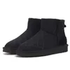 Designer Boots Paris Luxury Brand Boot äkta läder Varma stövlar Martin Ankle Booties Man Kort Vinter Full päls fluffig päls sneakers Trainers By Brand 033