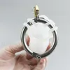 Cockrings Manyjoy Silicone Male Chastity CockCage with 3 Sizes Metal Adjustable Rings Sleeve Lock Penis Cover Restraint Sex Toy Men 230824