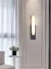 Vägglampa stilfull modern stil enkel marmor design led för vardagsrum inomhus ljus fixturer dekor interiör