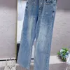 Jeans pour femmes Haute Qualité Élastique Ciel Étoilé Diamant Baggy Femmes Confortable Doux Droit Denim Pantalon 2023 Printemps Pantalones De Mujer 230824