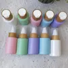 Storage Bottles Free 5pcs 30ml Bamboo Dropper Lid Cap For Colorful Glass Plastic Cosmetic Containers