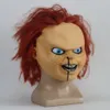 Party-Masken Chucky-Maske, Kinderspiel-Kostüm-Masken, Geister-Chucky-Masken, Horror-Gesicht, Latex, Mascarilla, Halloween, Teufel, Killer, Puppenhelm, 230824