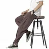 Pantaloni da uomo Arrivo Stile giapponese Baggy Bloomers Pantaloni in cotone e lino Harem da uomo Pantaloni solidi con fascia alla caviglia Uomo M66 230824