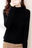 Women's Sweaters Autumn Winter Woman's Casual Long Sleeve Half Turtleneck Jumper Wool Knit Tops Female Pullover Clothing Pull F