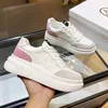 Designer ash shoe womens shoe mens Leather White shoe Couple Travel Sneaker Leathers Lining Rubber Solelight springback and increasing sole with Box Size 35-45