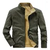Męskie kurtki podwójnie bokowe bombowca na zewnątrz duży rozmiar młodzieżowy luźny płaszcz Cardigan Men Tactical Jacket