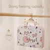 Hangers 10/5pcs Wooden Baby Clothes Tops Washcloths Coat Hanging Racks Towel Doll Holders For Organizer Clothing Decor