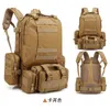 Borse da scuola TPJB 50L Tattico Camouflage Esercito Militare Zaino Zaino Molle Borsa sportiva da esterno Uomo Camping Trekking Viaggio Arrampicata