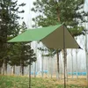 Skyddsrum 3x5m 2x3m vattentät solskade tak utomhus markis bärbar fick tarp strand tält solskydd camping tält matt tak tält tält