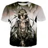 T-shirt da uomo Overlord Albedo Camicia Uomo Donna T-shirt stampate in 3D T-shirt casual stile Harajuku Streetwear Tops Anime T-shirt oversize