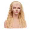 HCDIV 613 Human Hair WGIS BRAZILIAN REMY DEEPWAVE 13 4レースフロントウィッグライトブロンドウィッグファクトリー全体DP 633441