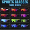 Brillen QUESHARK Männer Frauen Polarisierte 5 Objektiv Set Radfahren Sonnenbrillen Sport MTB Fahrrad Brillen Reiten Rennrad UV Spiegel Fahrrad Brille QE47