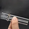 En gros 86mm mini épais verre pyrex un frappeur tuyau rouleau à vapeur filtres tuyaux cigarette main tuyaux avec équilibre coloré